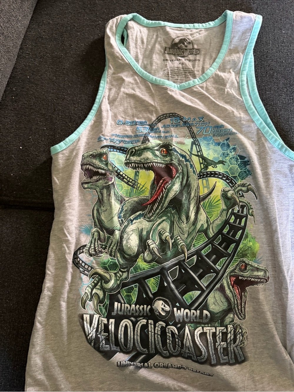 Universal Studios VelociCoaster Tank Top